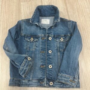 ZARA Kids Medium Blue Denim Jacket